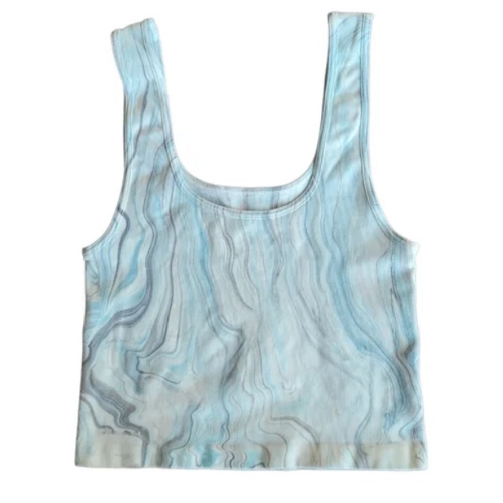 Nux Yoga Marble Crop Top - Picture 2 of 5
